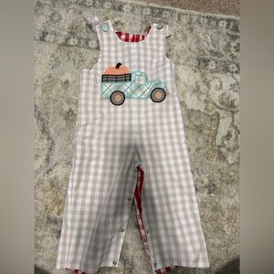 Reversible Toddler Overalls